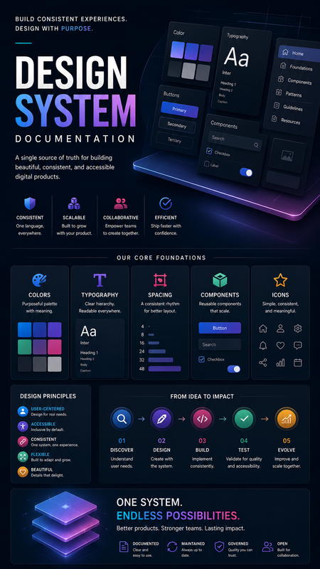 Design System Documentation Cover Generator