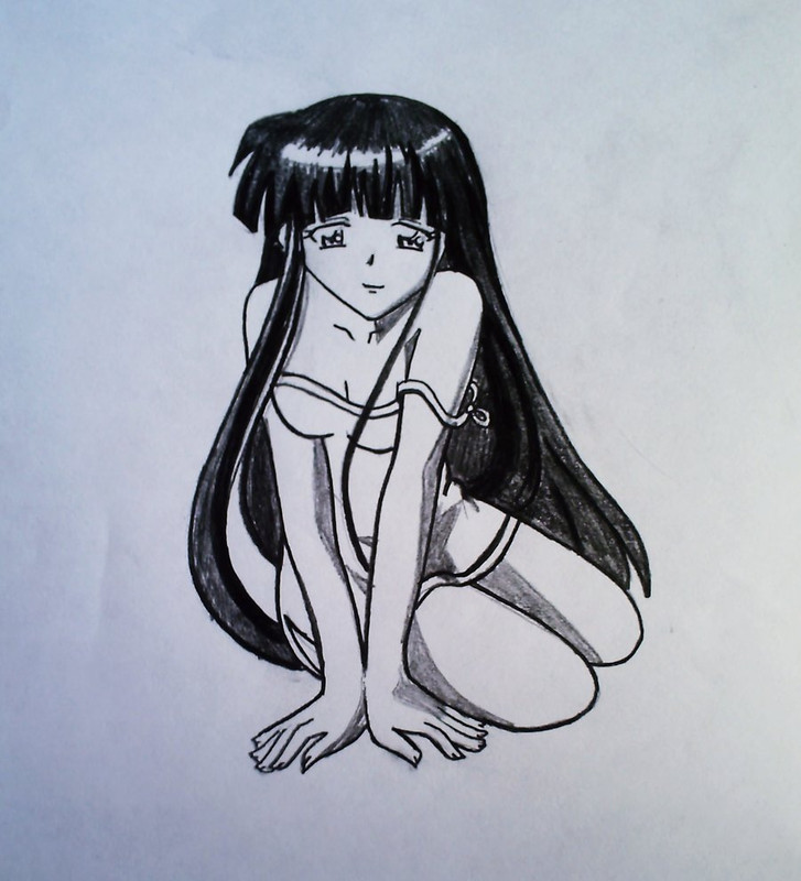 Hình vẽ Kikyou, Kagome, Sango bộ Inuyasha - Page 16 Simple_beauty_by_mikokikyou105-d3jcobd