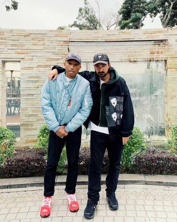 Pharrell With Francesco Ragazzi