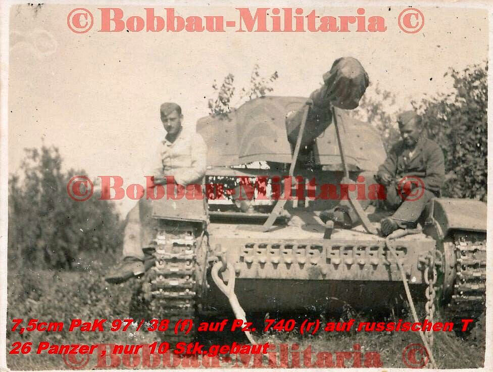 K906 Pz.Jg.Abt.653 Beutepanzer T 26 Umbau 7,5cm PaK 97 - 38 (f) auf Pz. 740 (r)