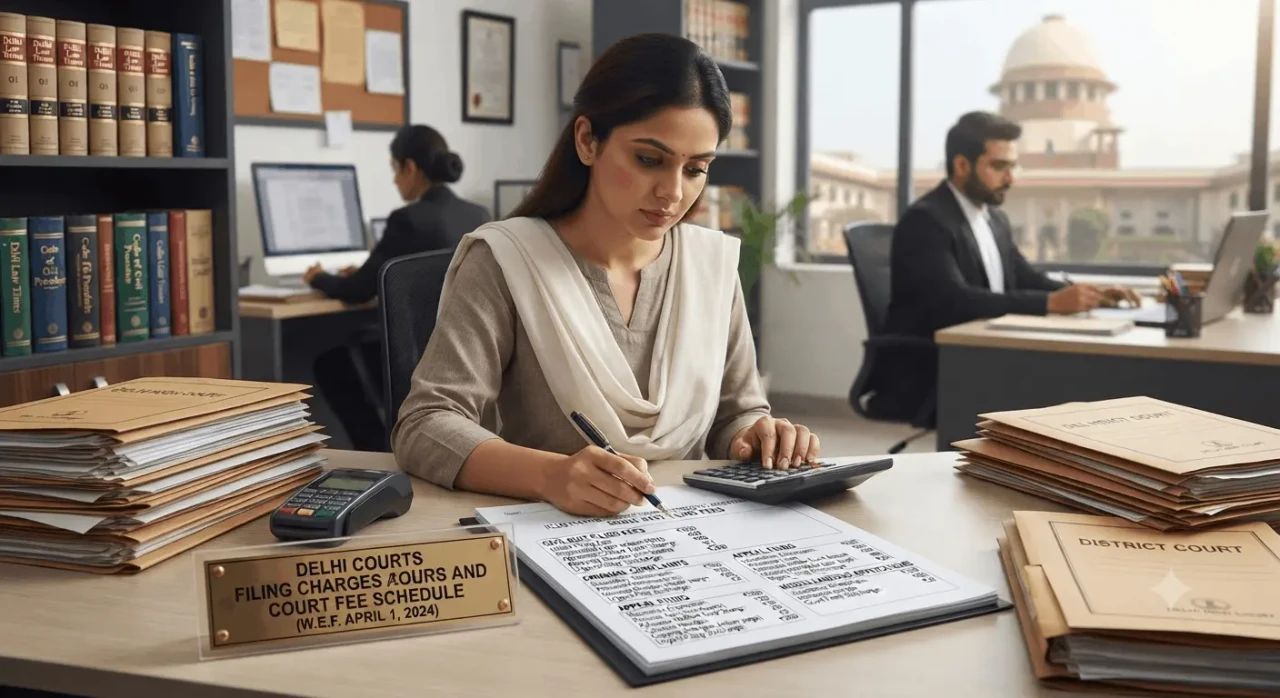 Filing Charges in Delhi: Court Fees, Advocate Fees & Legal Costs