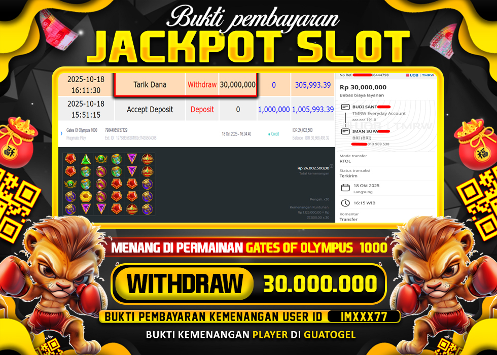 BUKTI JACKPOT LUNAS GUATOGEL