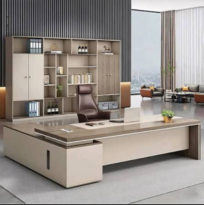 Executive office desk in modern office