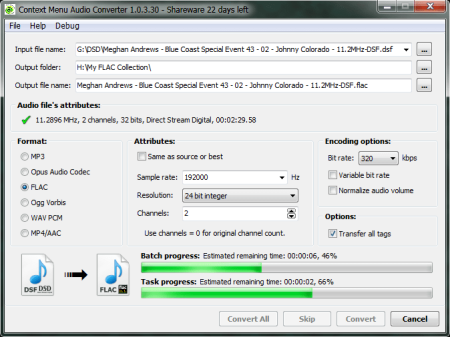 3delite Context Menu Audio Converter 1.0.98.152