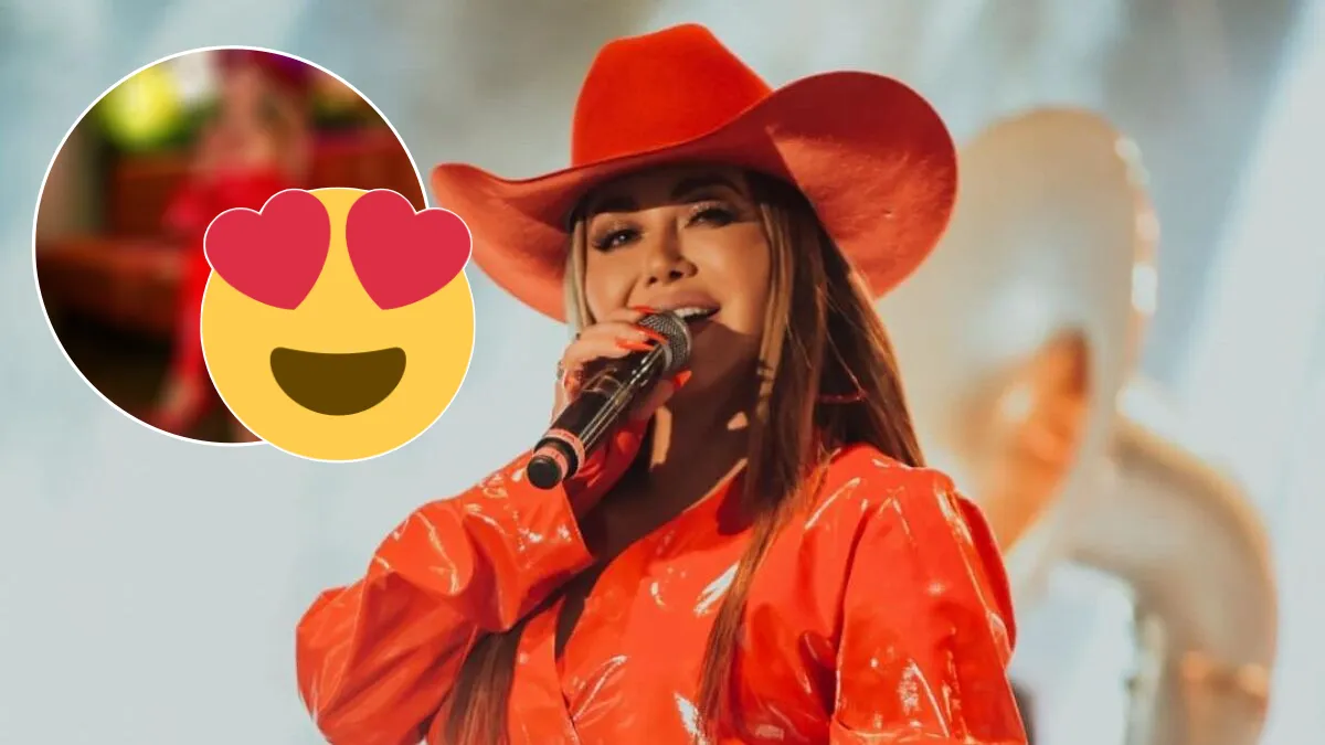 Con ajustado traje de látex rojo, Chiquis Rivera conquista a sus seguidores