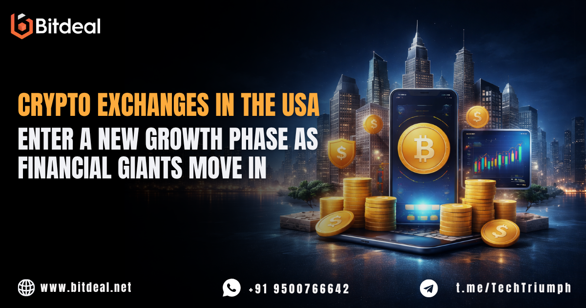 crypto exchanges usa new growth phase financial giants move in