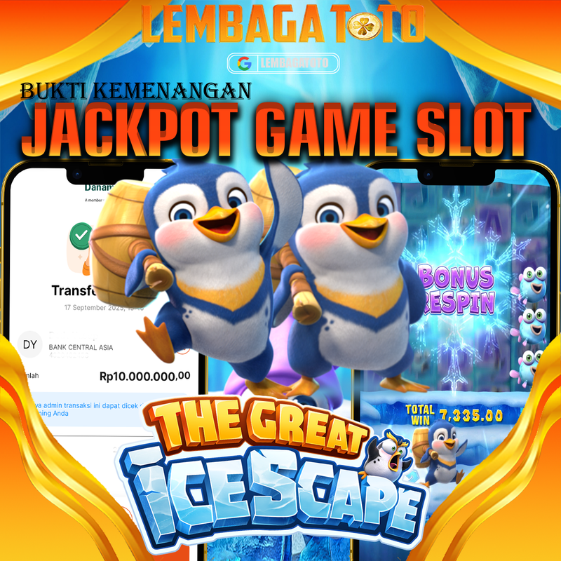 BUKTI JACKPOT 18 SEPTEMBER LEMBAGATOTO THE GREAT ICE SCAPE  Rp.10.000.000,- LUNAS