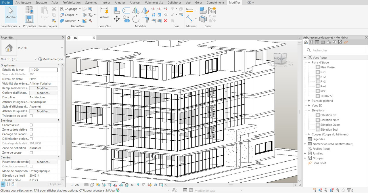 Plan d'aménagement d'un établisment