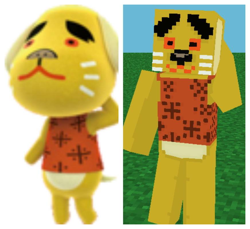 Benjamin | [Animal Crossing] (see 3D preview + read desc) Minecraft Skin