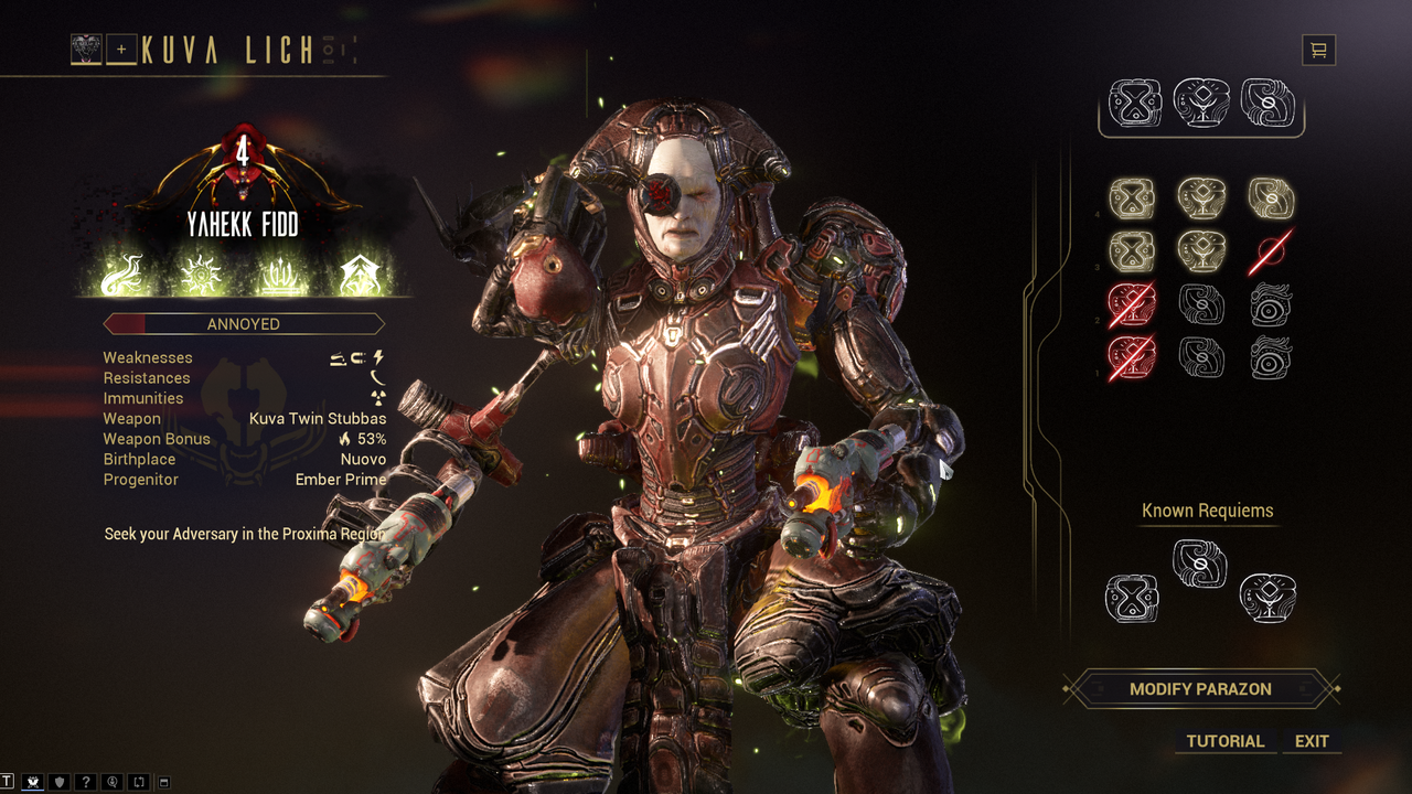 Kuva Lich Killed(Glich Bug?) - Players helping Players - Warframe 