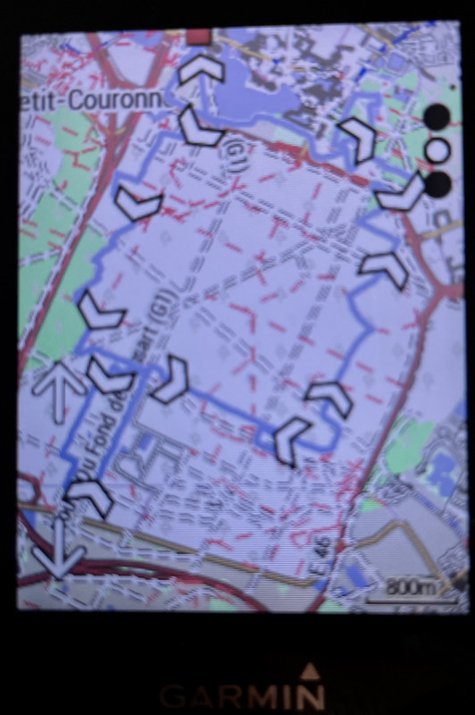 Carte extrait Rouen sud