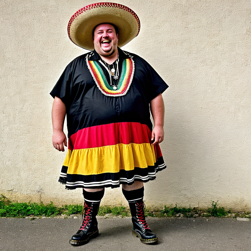 an-overweight-lauging-guy-in-an-punky-dress-waering-a-big-sombrero-in-german-colours-and-doc-marten.png
