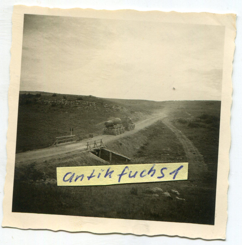 Transport des überschweren Deutschen Geschütz-Mörser THOR auf der Krim 1942