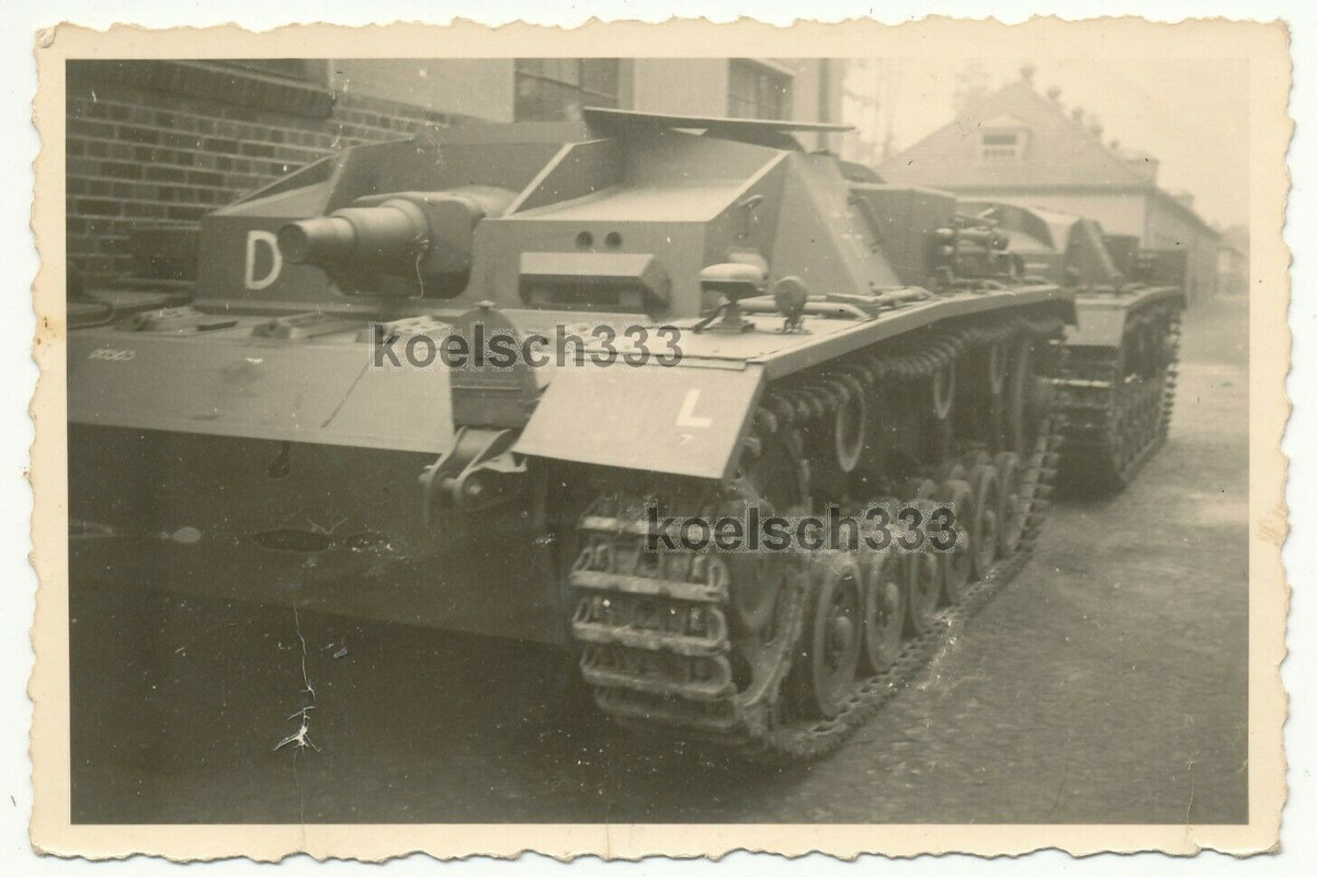 Foto Sturmgeschütz Panzer der Wehrmacht mit Kennung ! Sturmartil