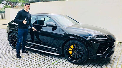 Thibaut with his Lamborghini URUS