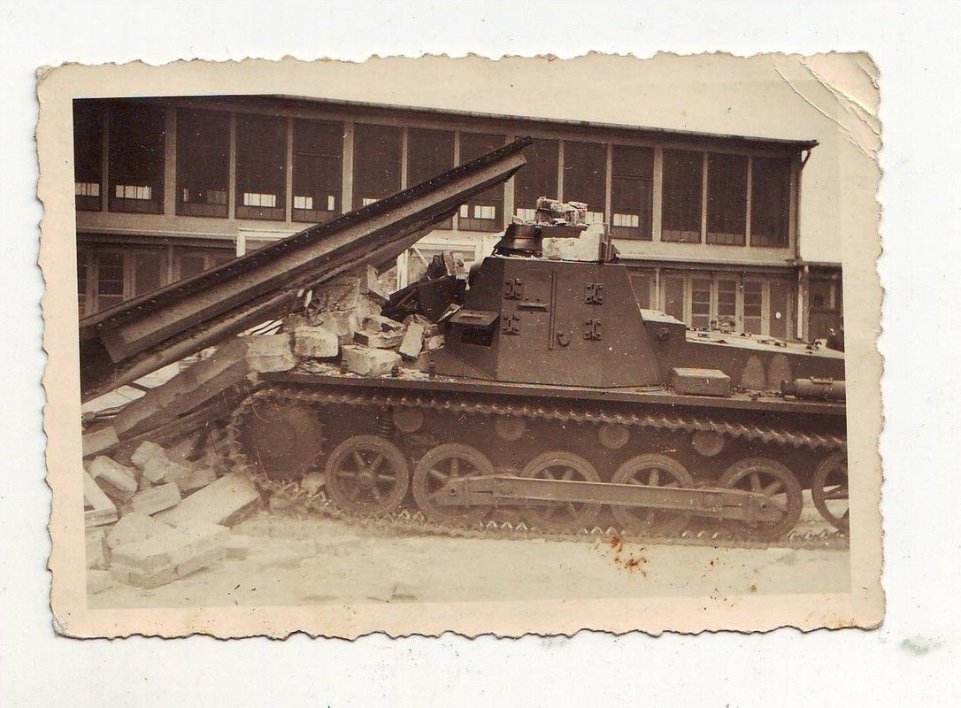 Foto 2WK Panzer Kettenfahrzeug