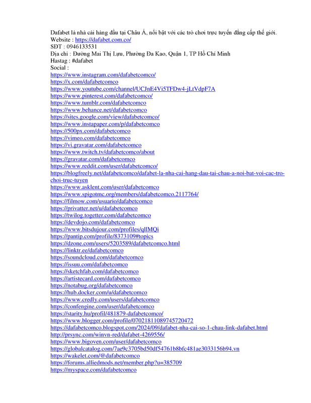 Dafabet là nhà cái hàng đầu tại Châu Á