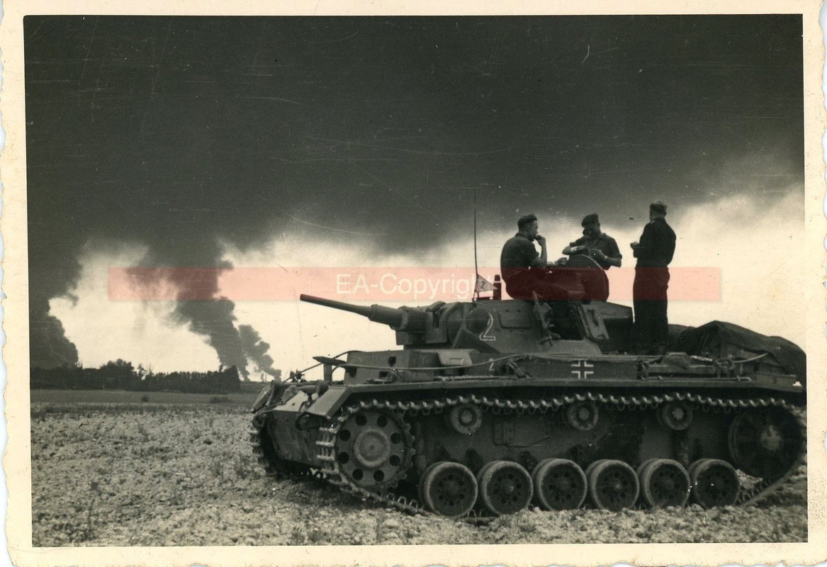 Russland Panzer III Tank Kämpfe Foto