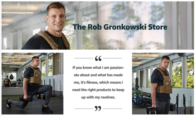 Rob Gronkkowski Store, amazon prime day sales, amazon