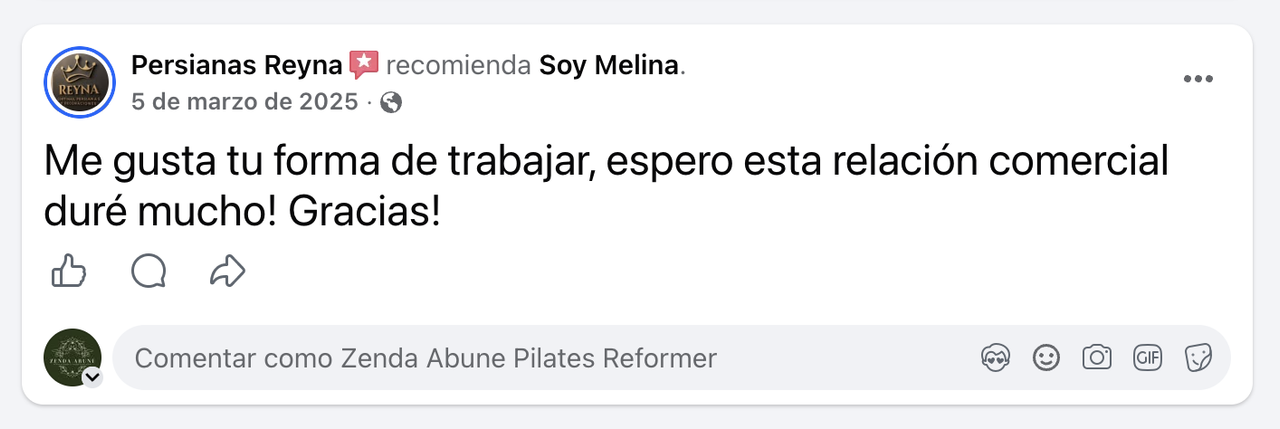 Comentario positivo