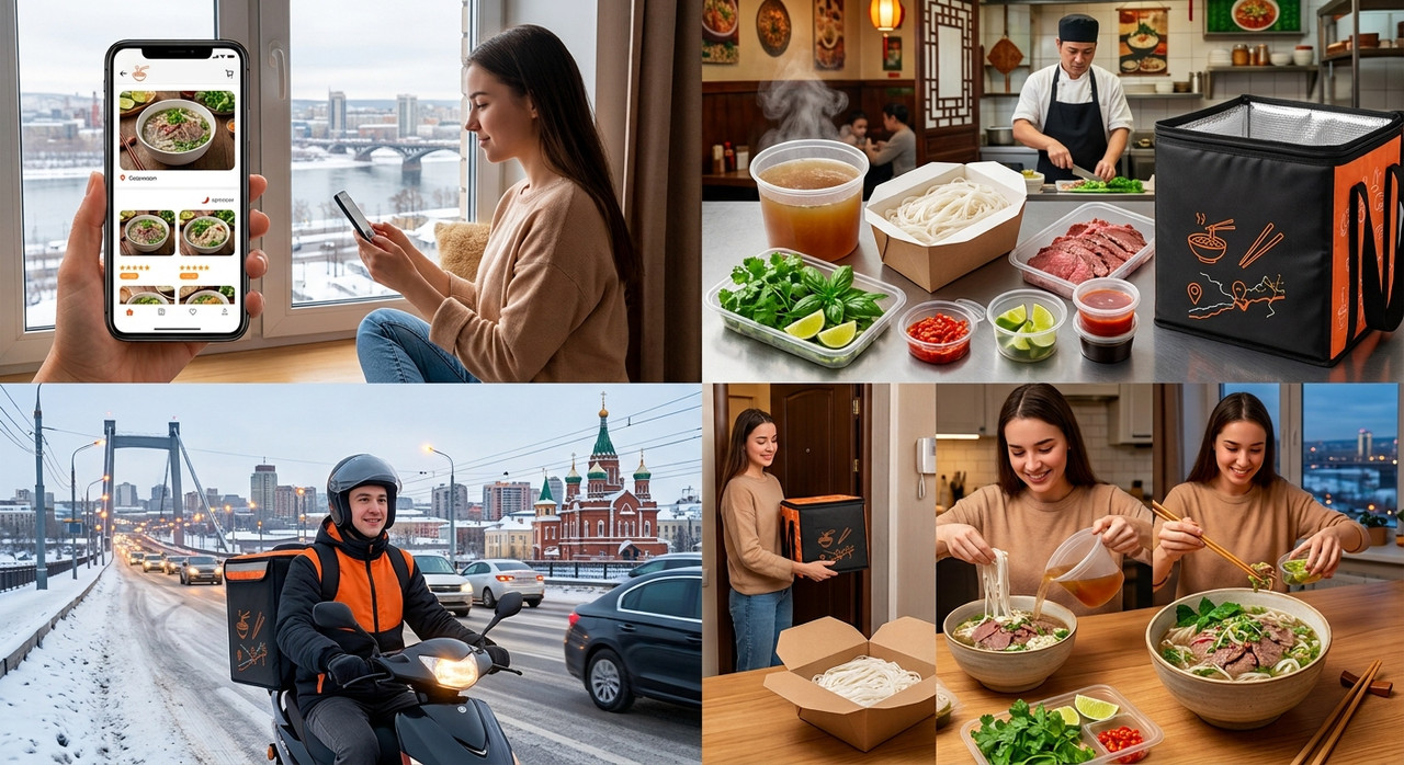 Где заказать фо бо в Красноярске: как собрать заказ и сохранить вкус при доставке