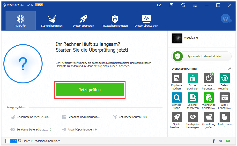 Wise Care 365 Pro 6.3.9.617 Estabiliza, asegura y acelera 2