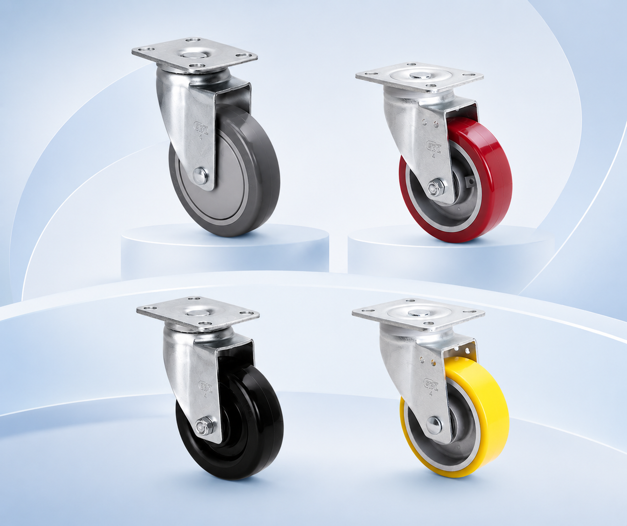 EDL TPU caster wheels