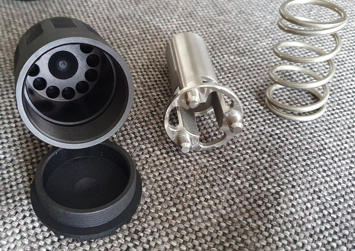 DEKO 9mm Pistolen-Schalldämpfer mit Booster *reduzierte B-Ware* - eGun