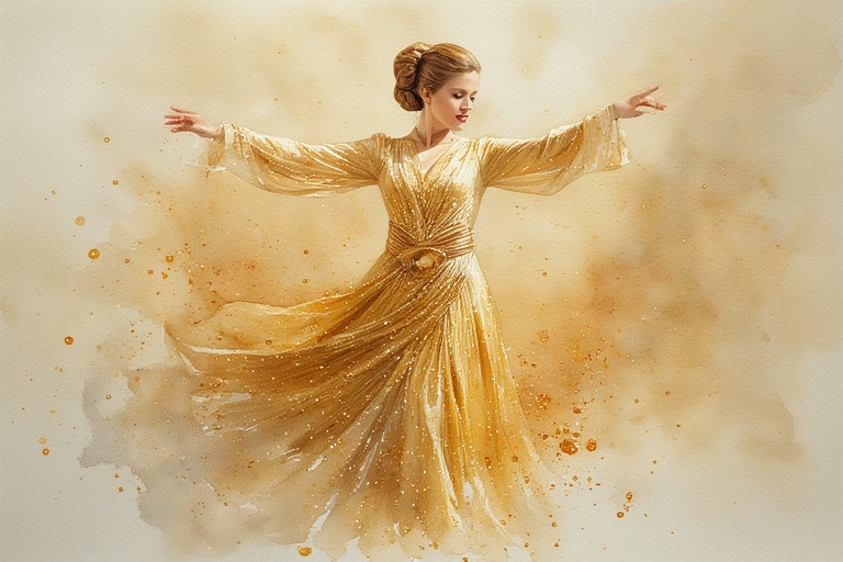 Princess-Leia-in-Golden-outfit-(7)
