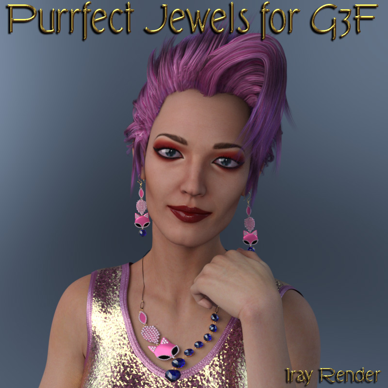 Purrfect Jewels for G3F