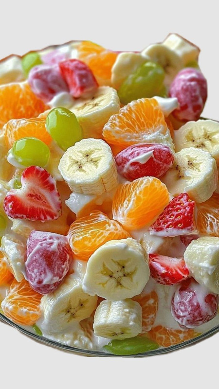Christmas fruit salad