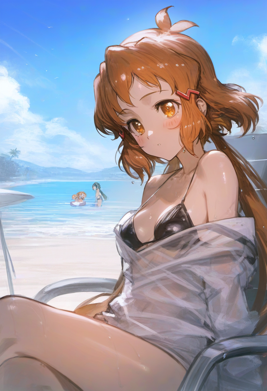 1girl, [[[tachibana hibiki (symphogear)]]], {{kobayashi ritz (artist)}}, {{reoen s-3266297003