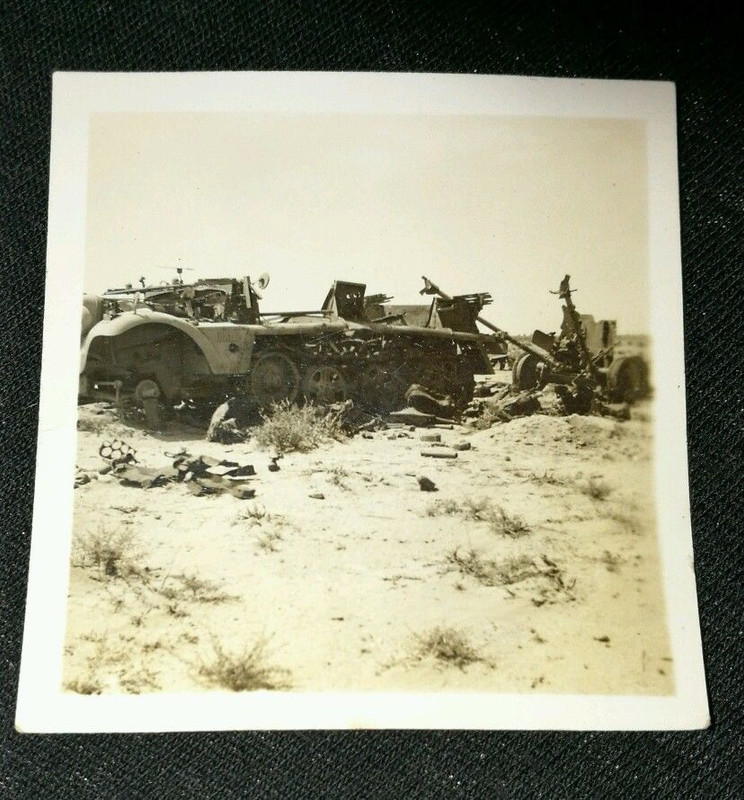 Afrika Korps El Alamein zerstörte Fahrzeuge