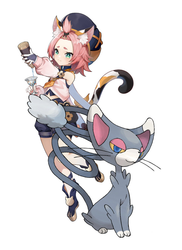 Diona and Glameow