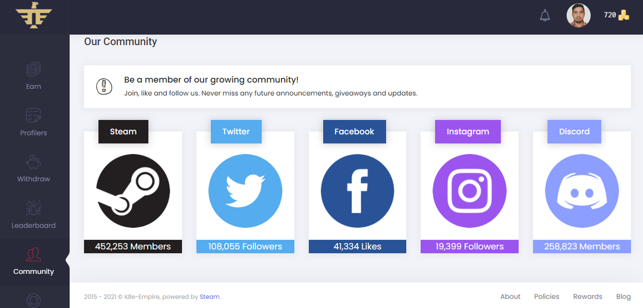 Idle Empire Community