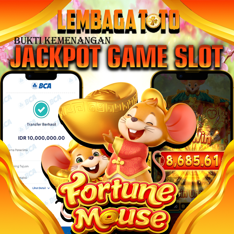 BUKTI JACKPOT 05 SEPTEMBER LEMBAGATOTO FORTUNE MOUSE  Rp.10.000.000,- LUNAS