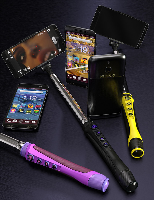 Selfie Stick and Smart Phone Selfie Stick and Smart Phone