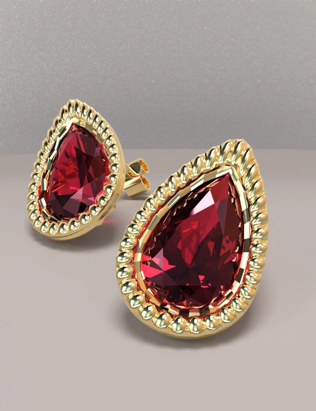 PTF Holiday Teardrop Earrings