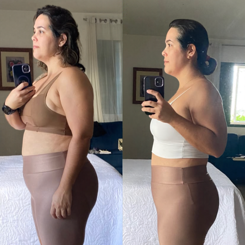 Resultado — antes e depois