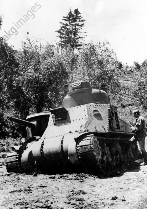 Deutschen Wehrmacht zerstörten sowjetischen Panzer an der Ostfro