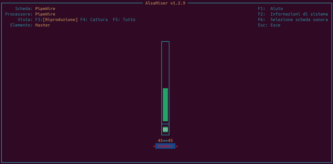 Alsamixer