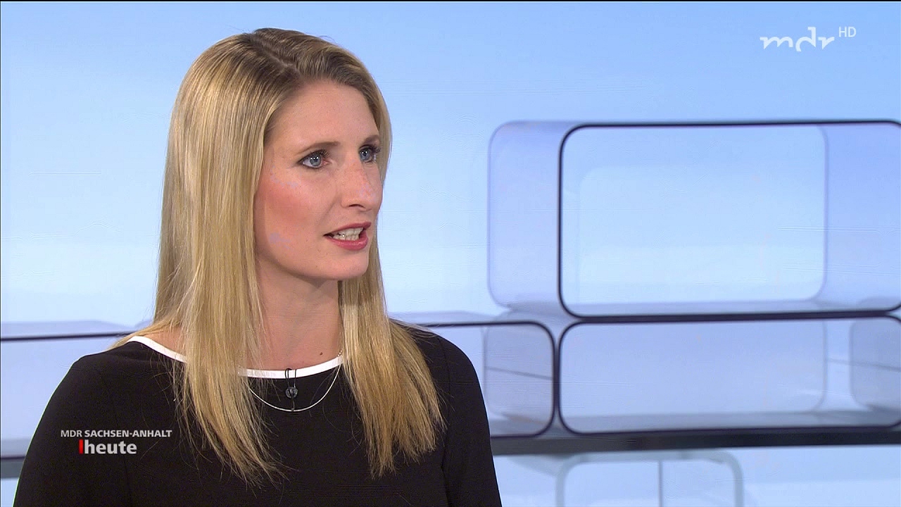 Stefanie Blochwitz Sport in "SachsenAnhalt heute" am 29