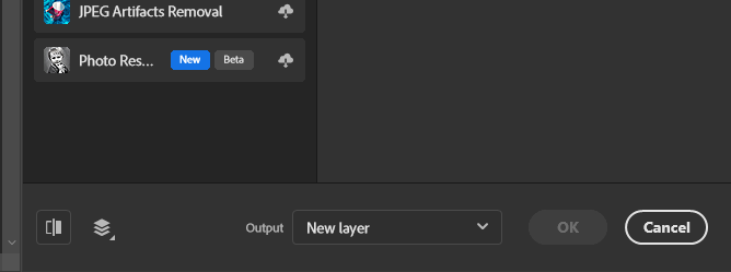 output-to-new-layer