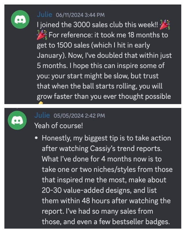 Seller result screenshot 1