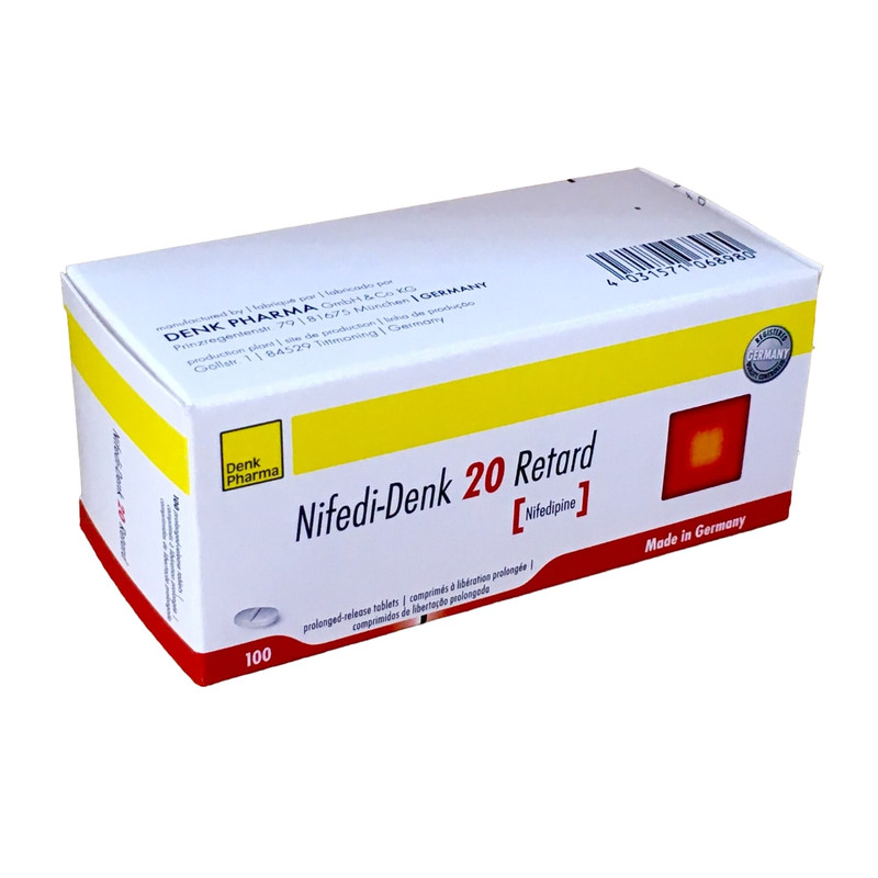 Nifedidenk 20Mg Retard Tabs 100`S