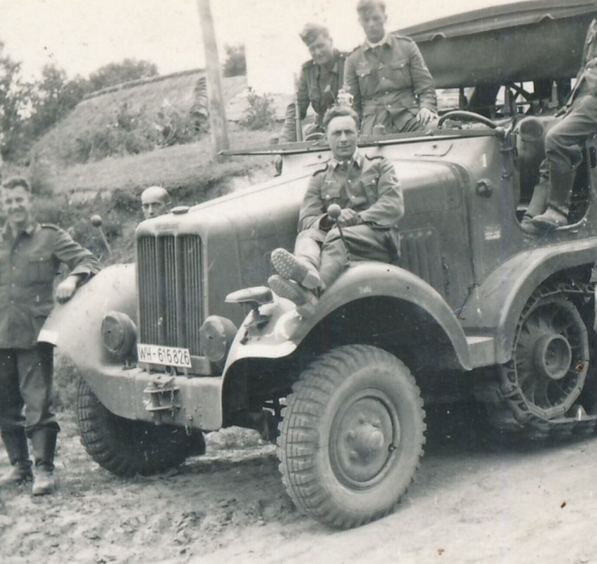Wehrmacht mittlerer Zugkraftwagen SdKfz 7 Büssing Krauss Maffei WH- 616826.