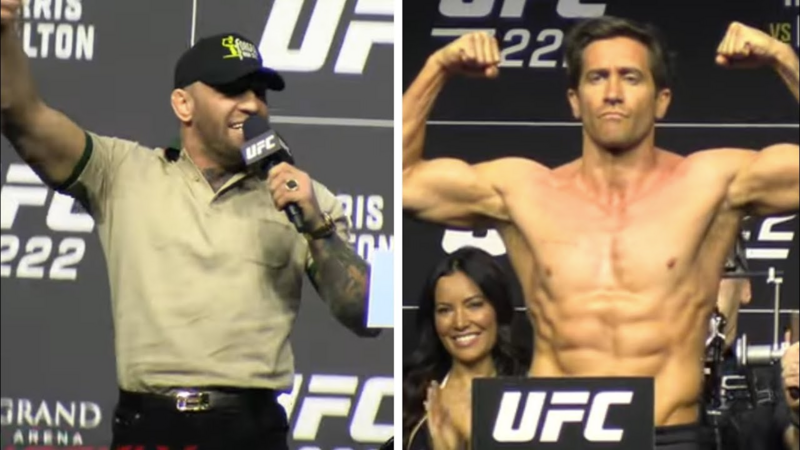 Конър Макгрегър се натресе на кантара преди UFC 285 за филми и шамари
