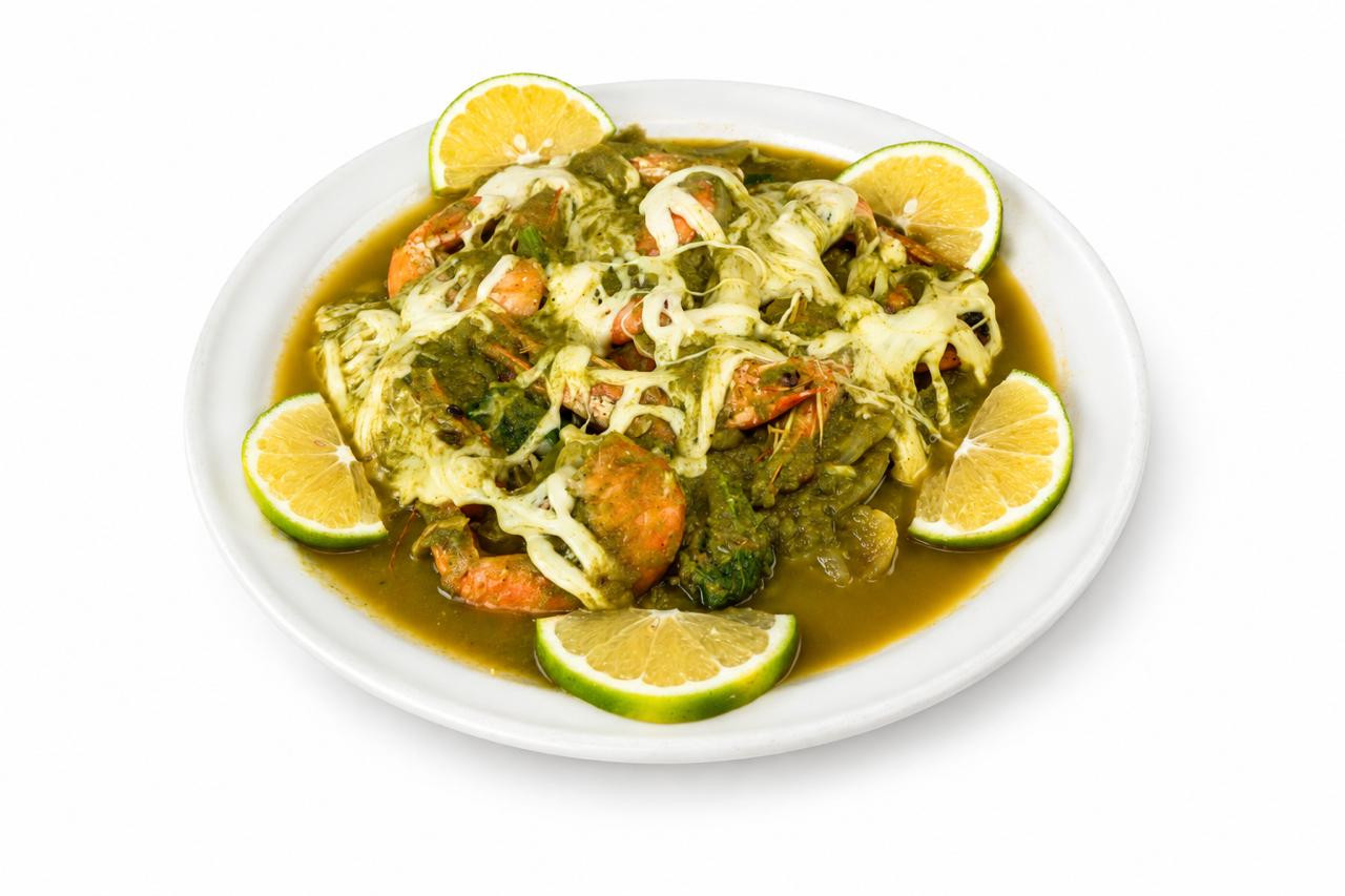 Camarones En salsa verde