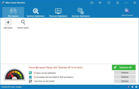 Wise Game Booster 1.5.6.80 Multilingual