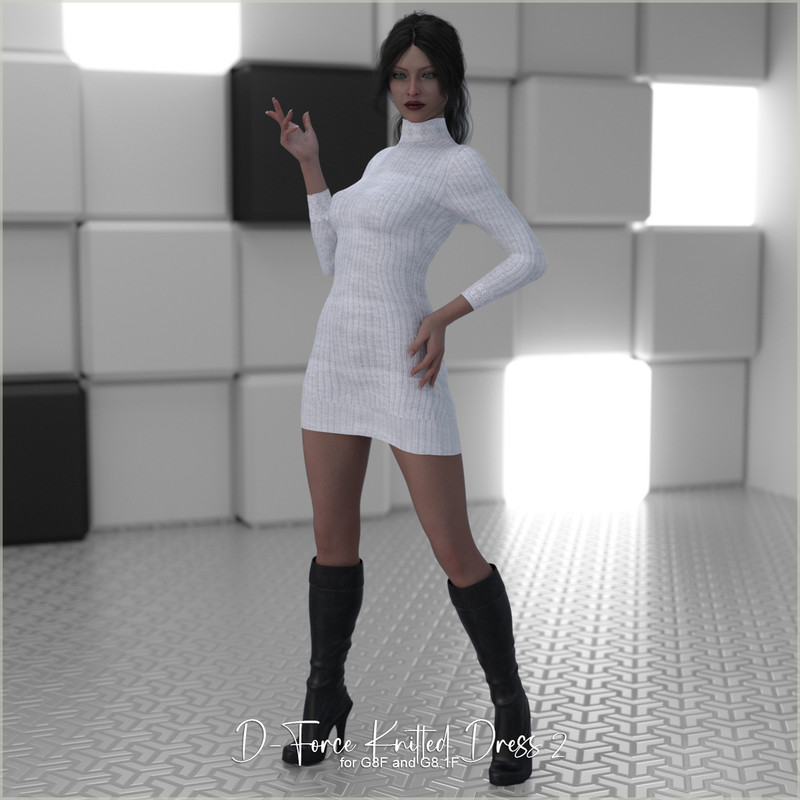 D-Force Knitted Dress 2 for G8F & G8.1F D-Force Knitted Dress 2 for G8F & G8.1F